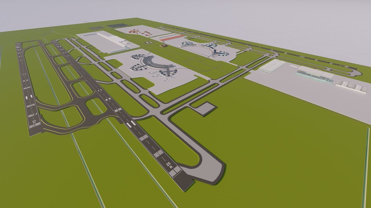 3D Airport-Airport 3D model_1