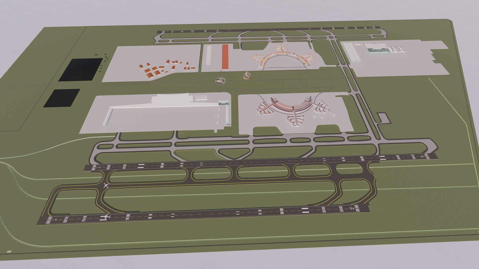 3D Airport-Airport 3D model_2