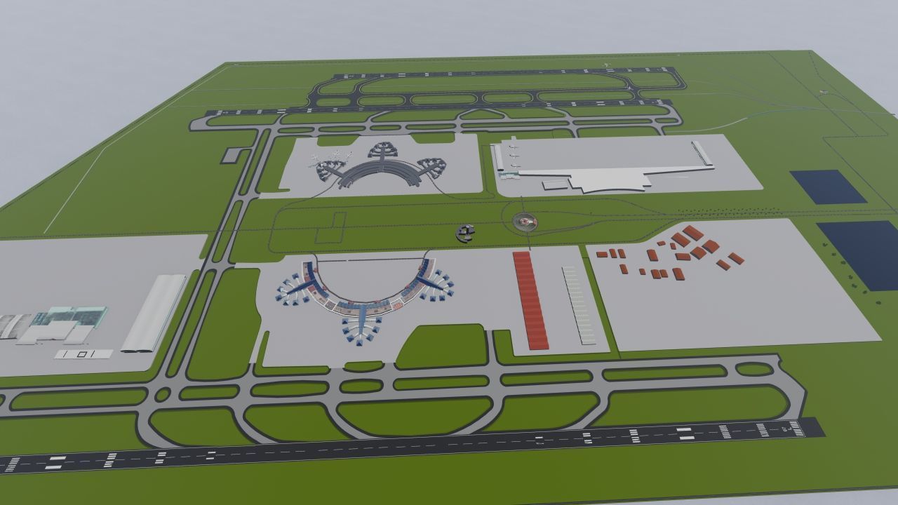 3D Airport-Airport 3D model_15