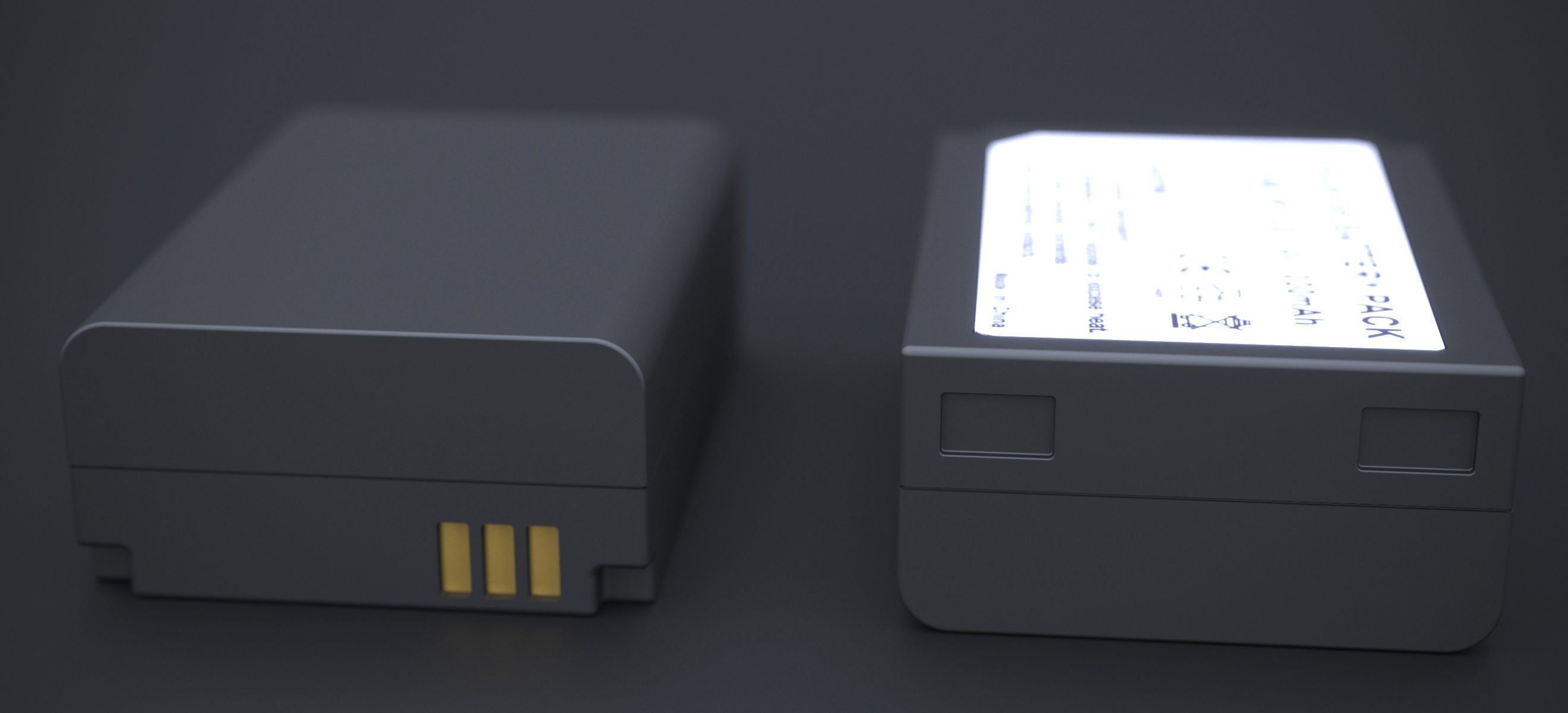 SAMSUNG BP-1030 LI-ION BATTERY 2024 3D model_4