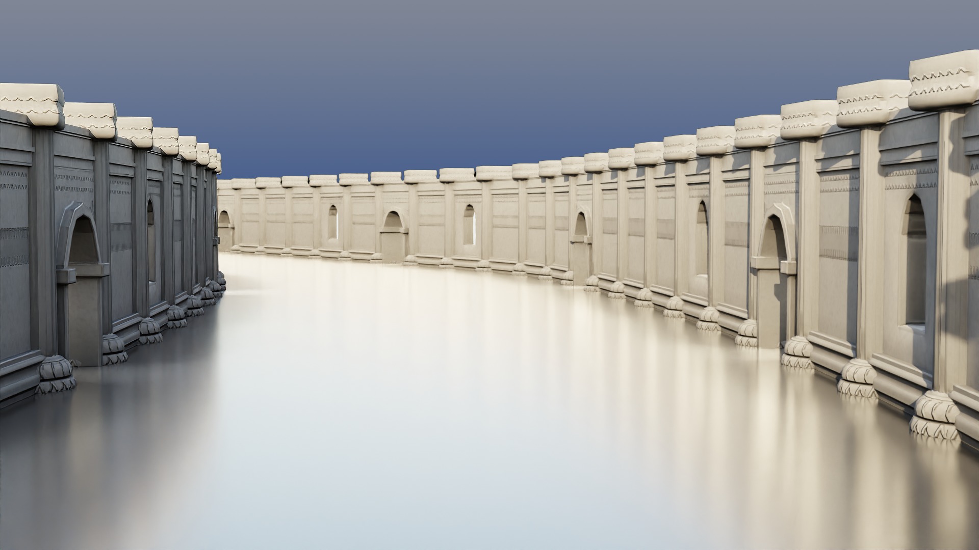 Blender 4 Geometry Node Walls and Columns 3D model_6