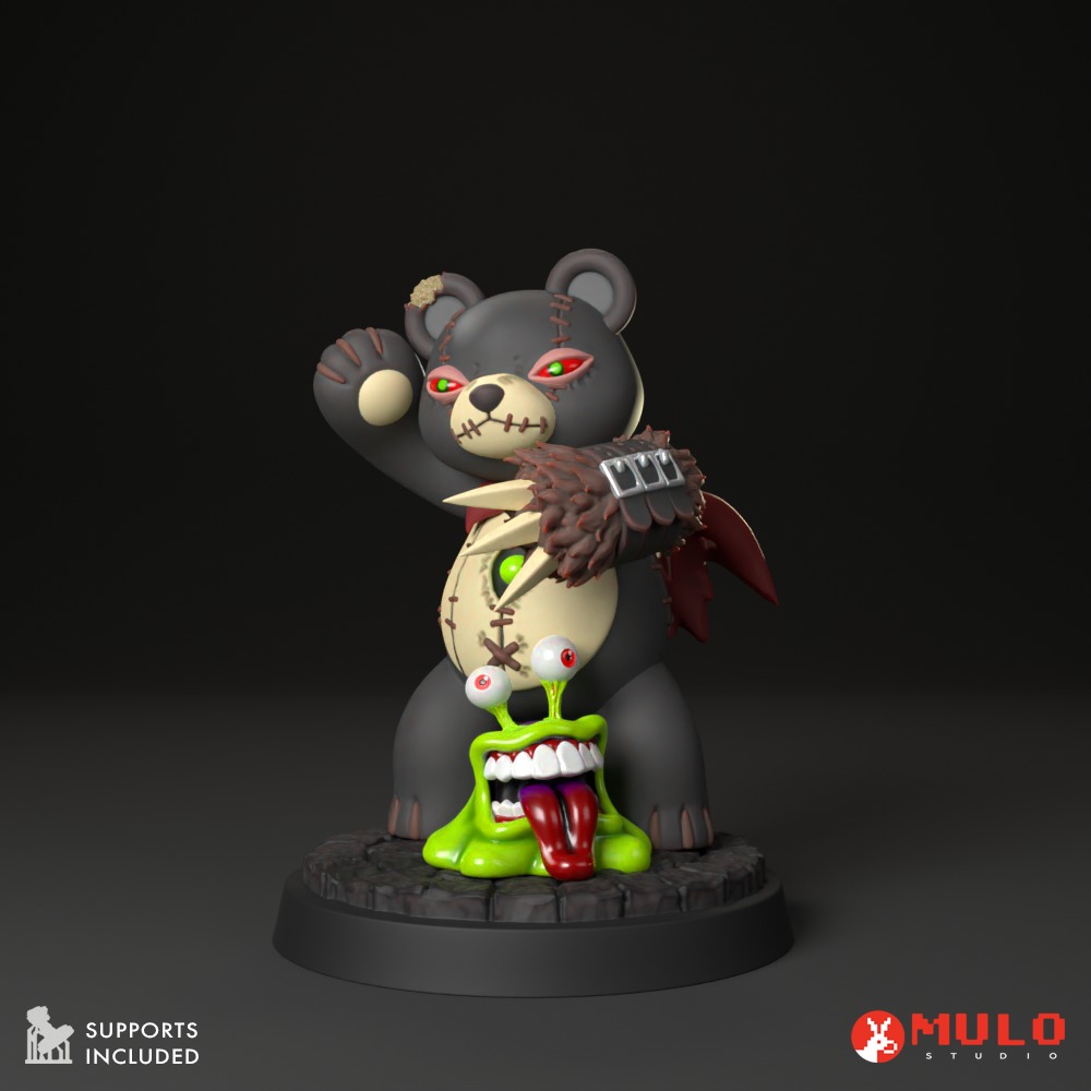 Warumonzaemon with Numemon 3D print model_2