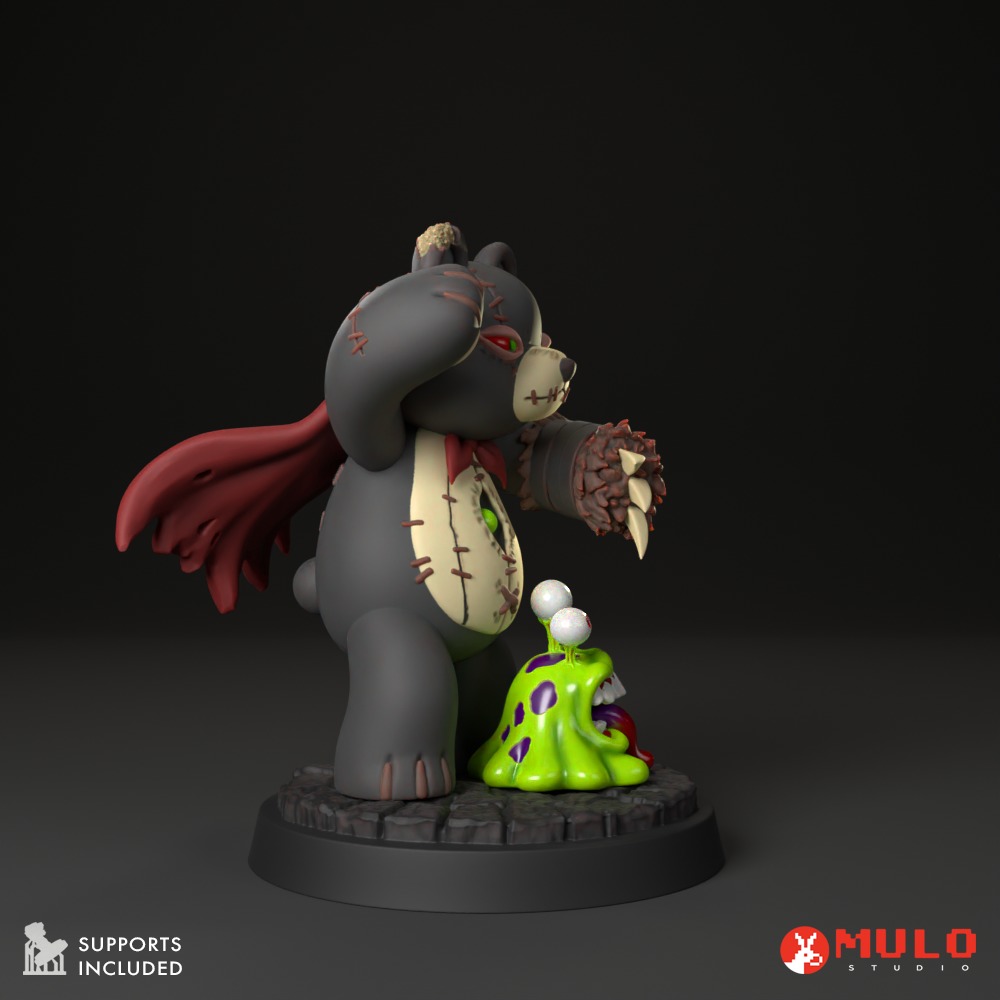 Warumonzaemon with Numemon 3D print model_3