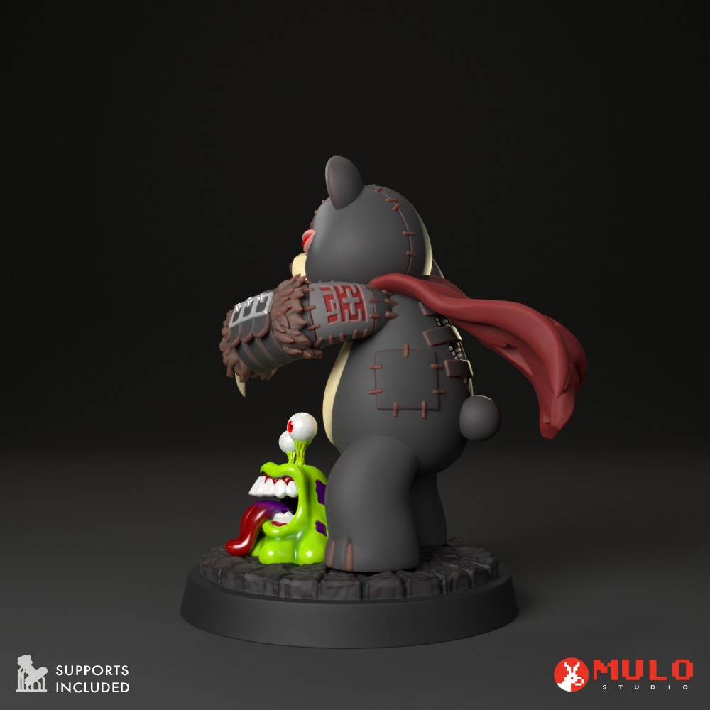 Warumonzaemon with Numemon 3D print model_5