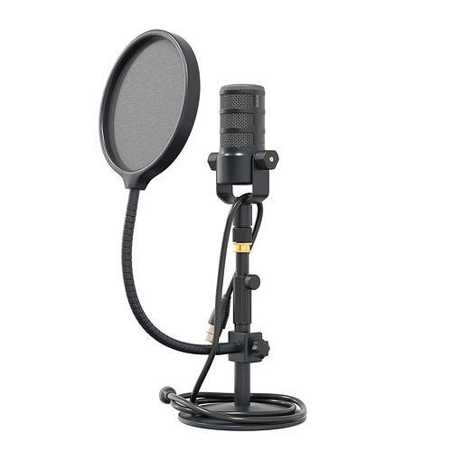 Rode podmic stand popfilter 3D model