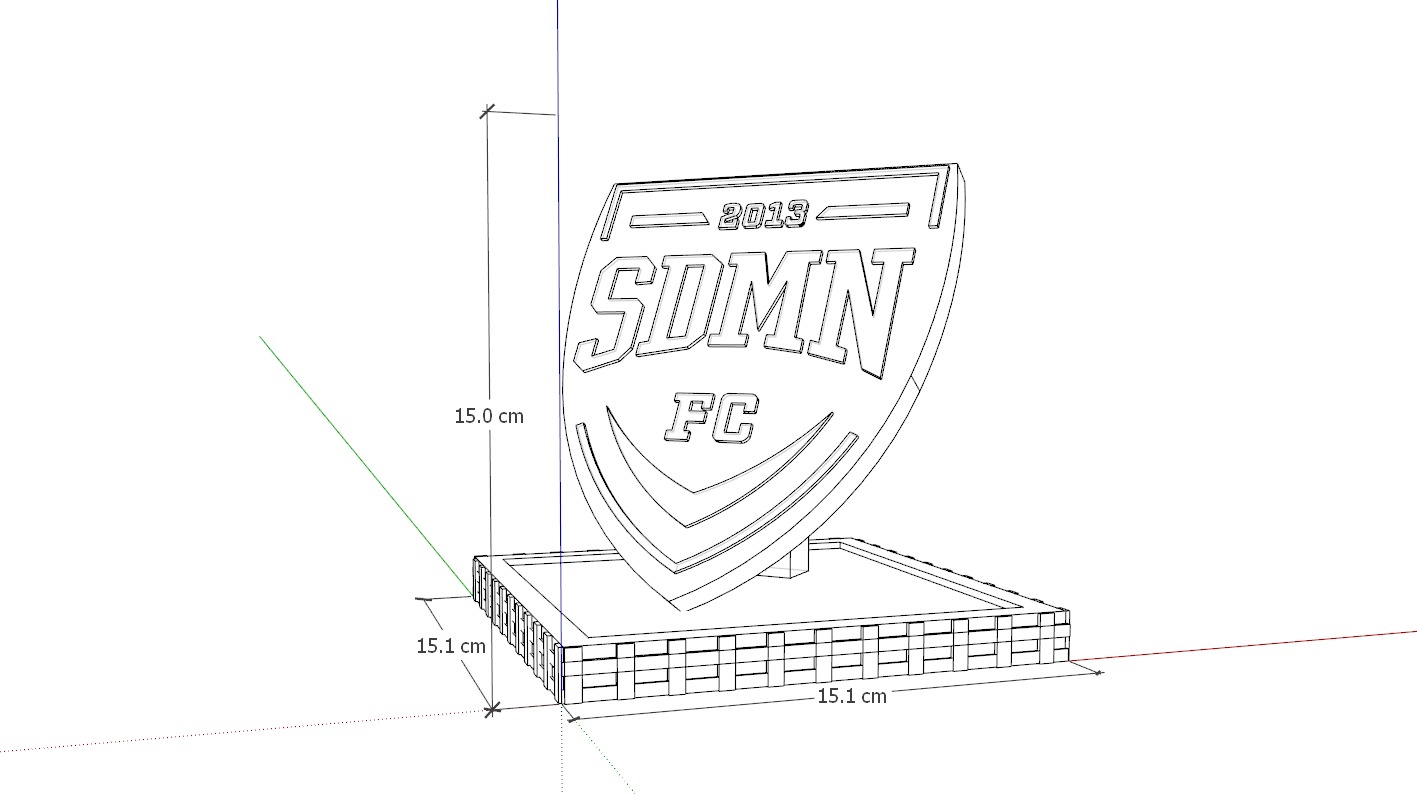 Sidemen Charity Match Commemorative Trophy 3D print model_6