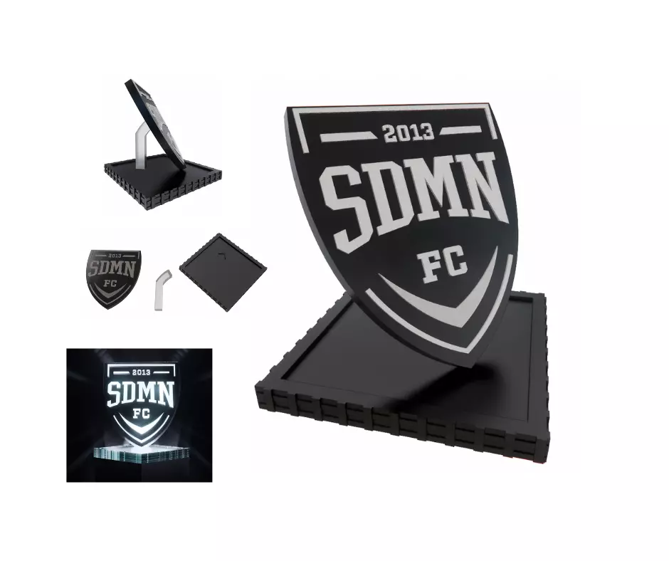 Sidemen Charity Match Commemorative Trophy 3D print model_0