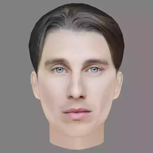 Axel Baille Head - Low poly head for game