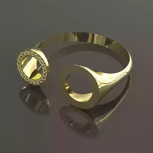 double circle ring