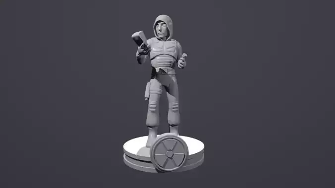 Chibi stalker Loner2 3D print model