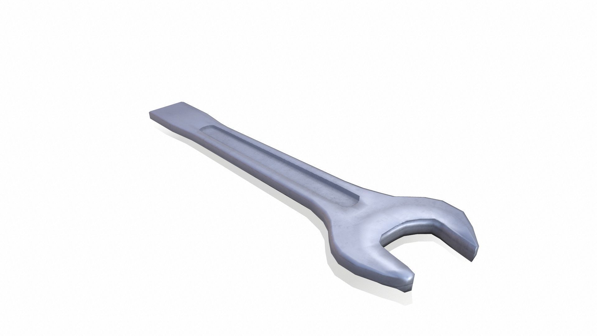 Spanner Low-poly 3D model_2
