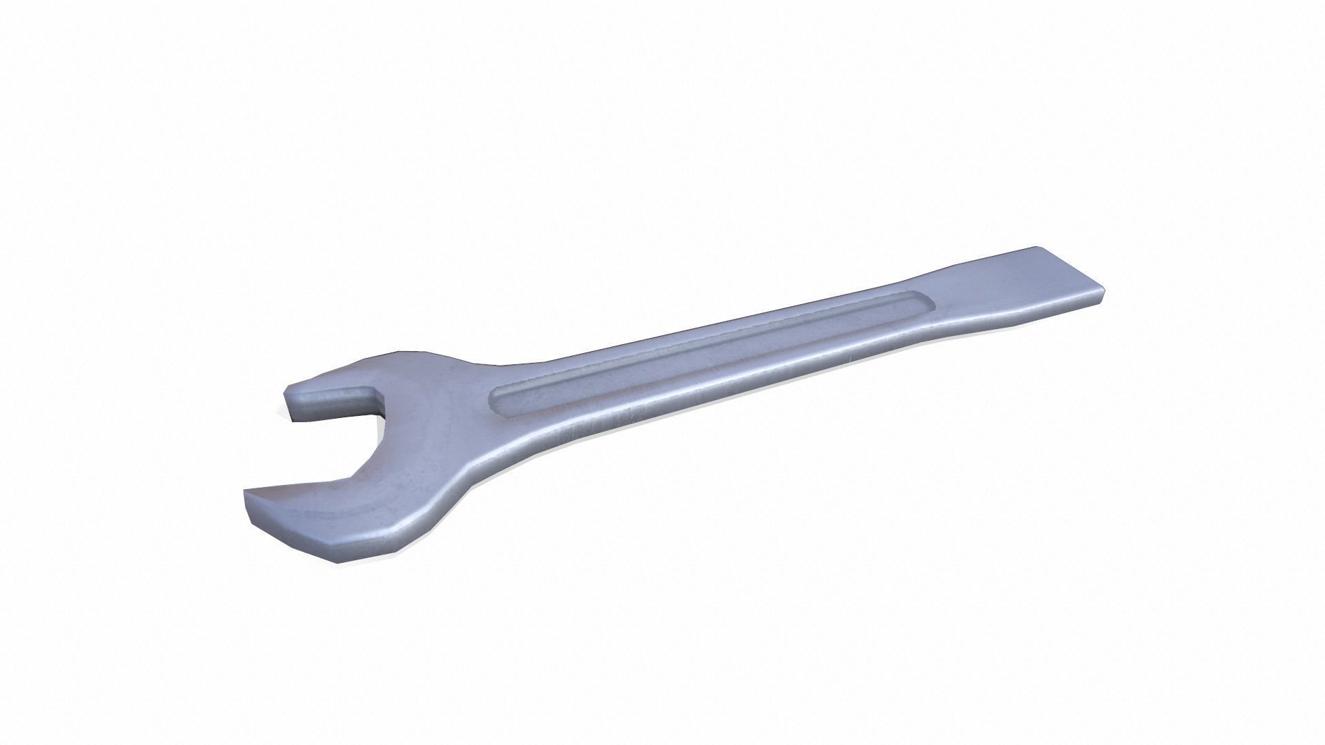 Spanner Low-poly 3D model_4