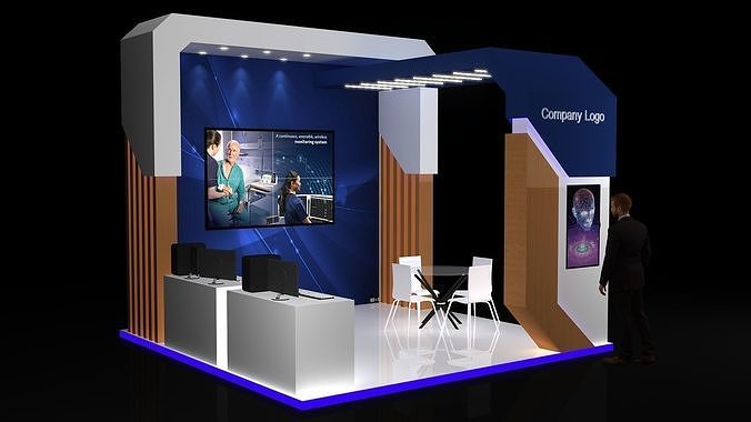 Event Stall Design 3D model