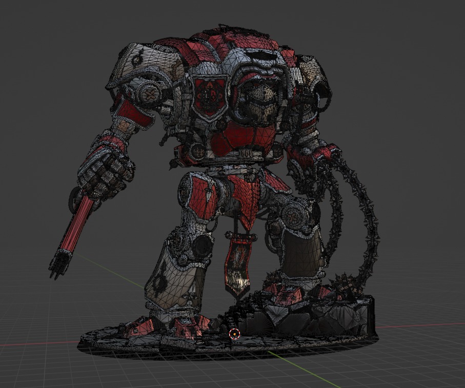 imperial-knight-Robot Low-poly 3D model_5