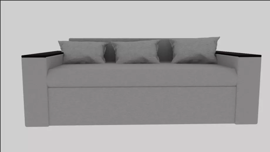 Modern Sofa Low-poly 3D model