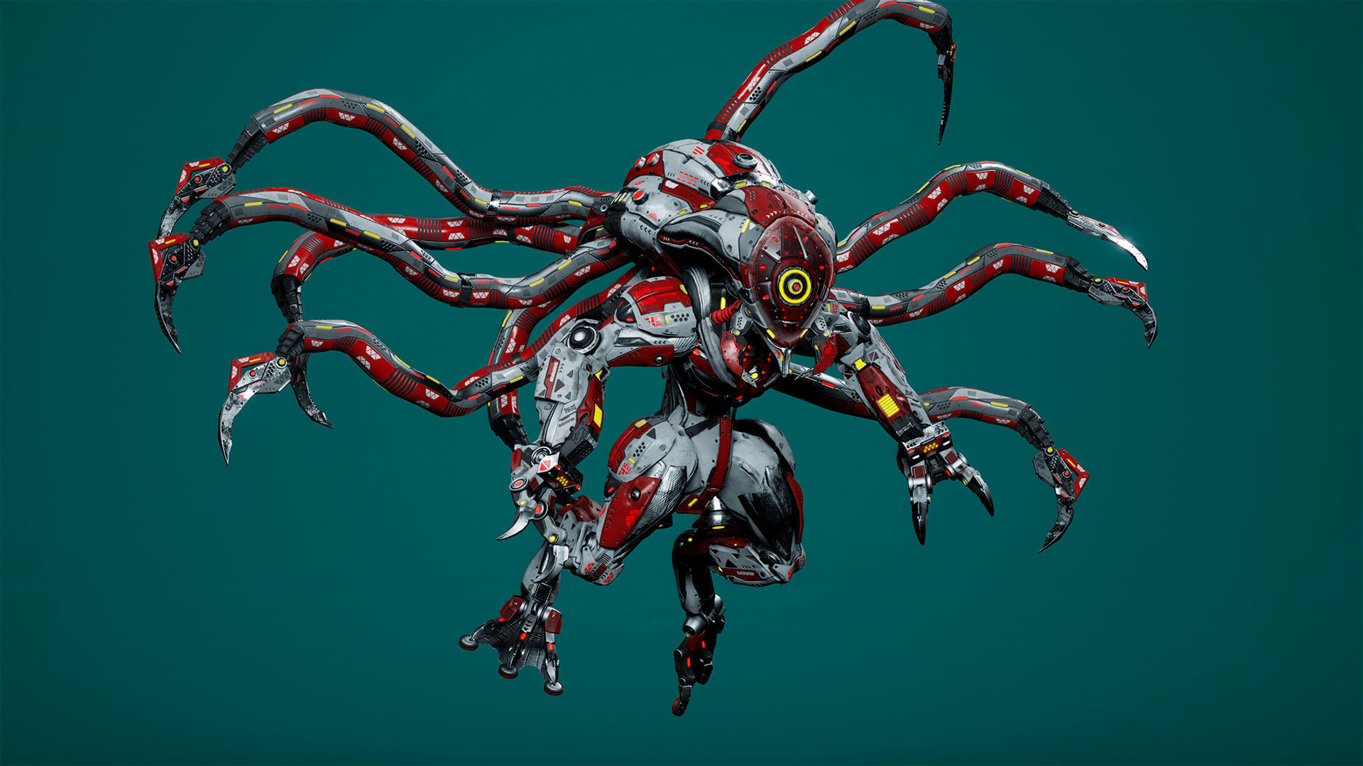 Sci-Fi Monster Hunter Low-poly 3D model_12