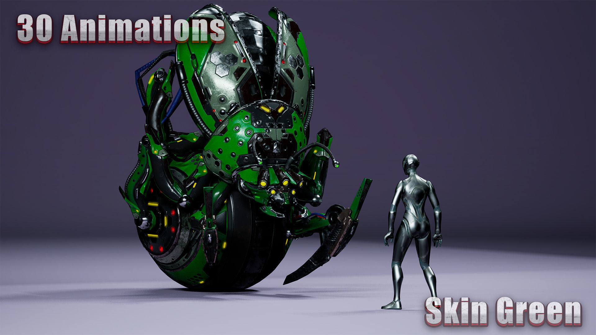 Sci-Fi Insect pack 3D Model Collection_28