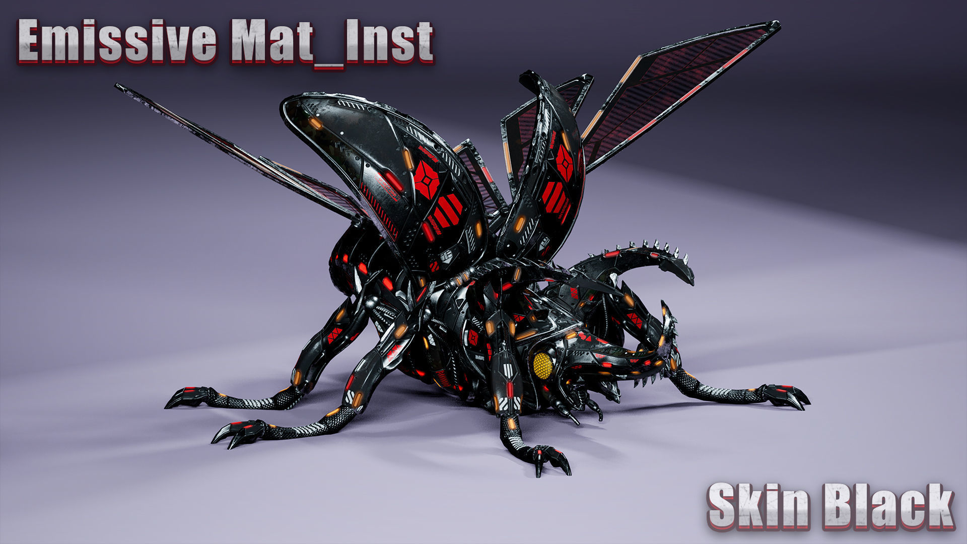 Sci-Fi Insect pack 3D Model Collection_31