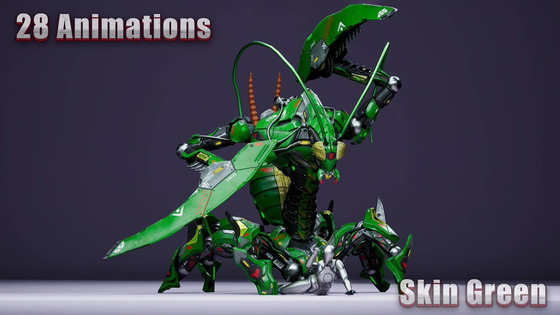 Sci-Fi Insect pack 3D Model Collection_40