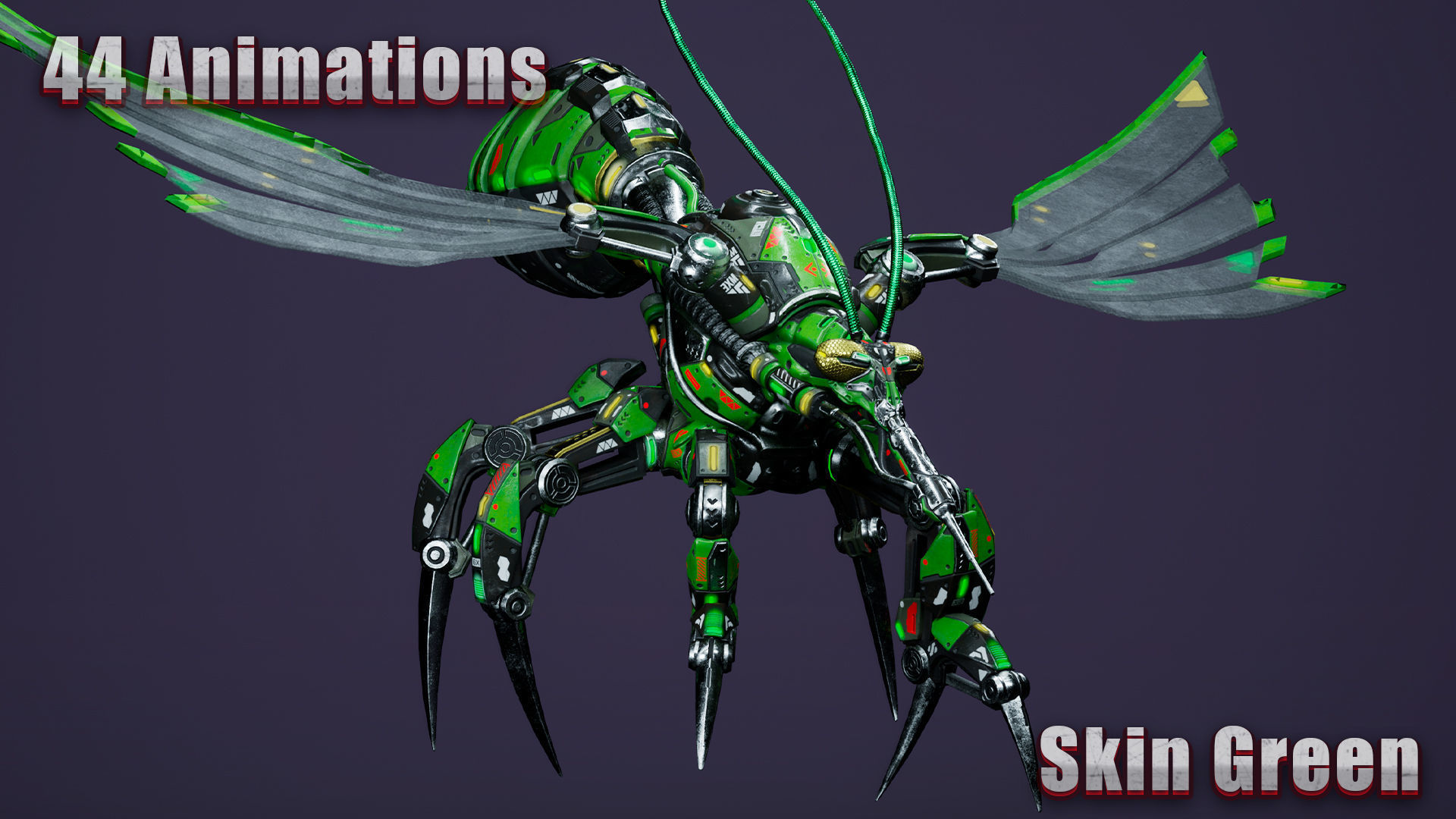 Sci-Fi Insect pack 3D Model Collection_39