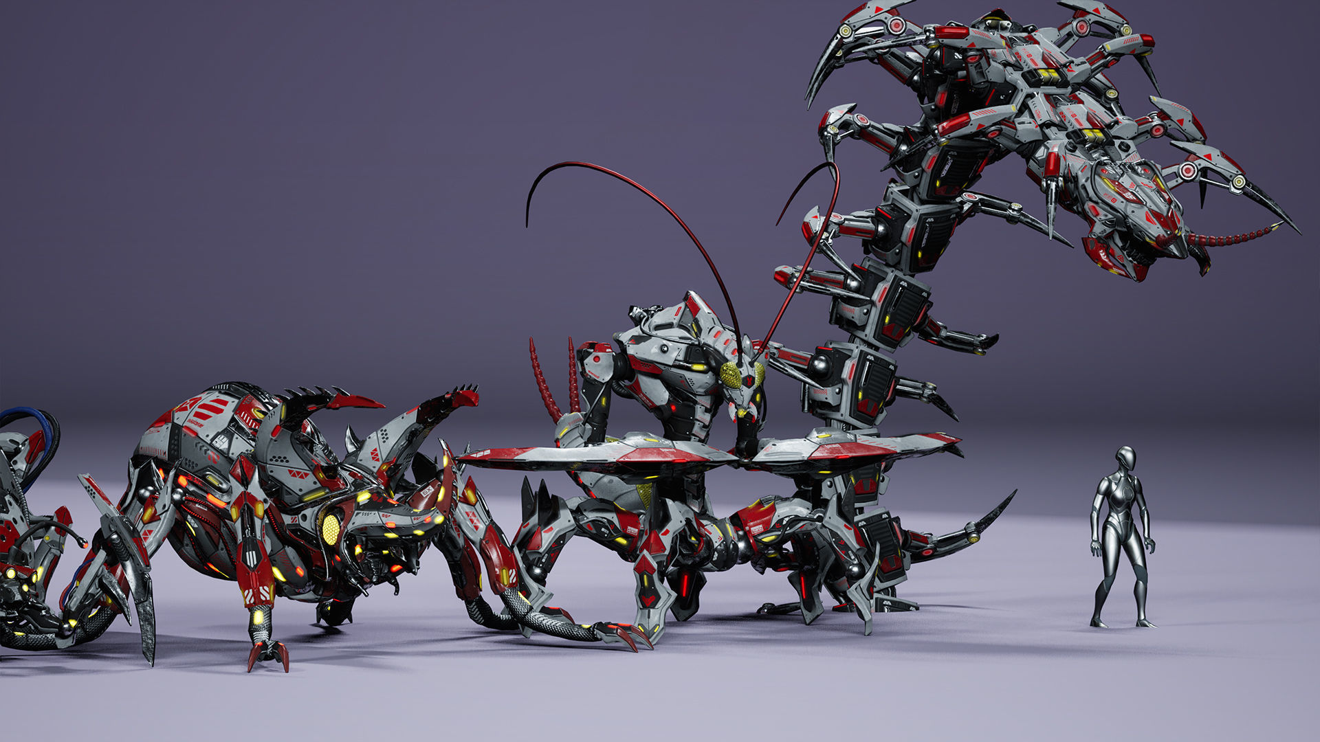 Sci-Fi Insect pack 3D Model Collection_15
