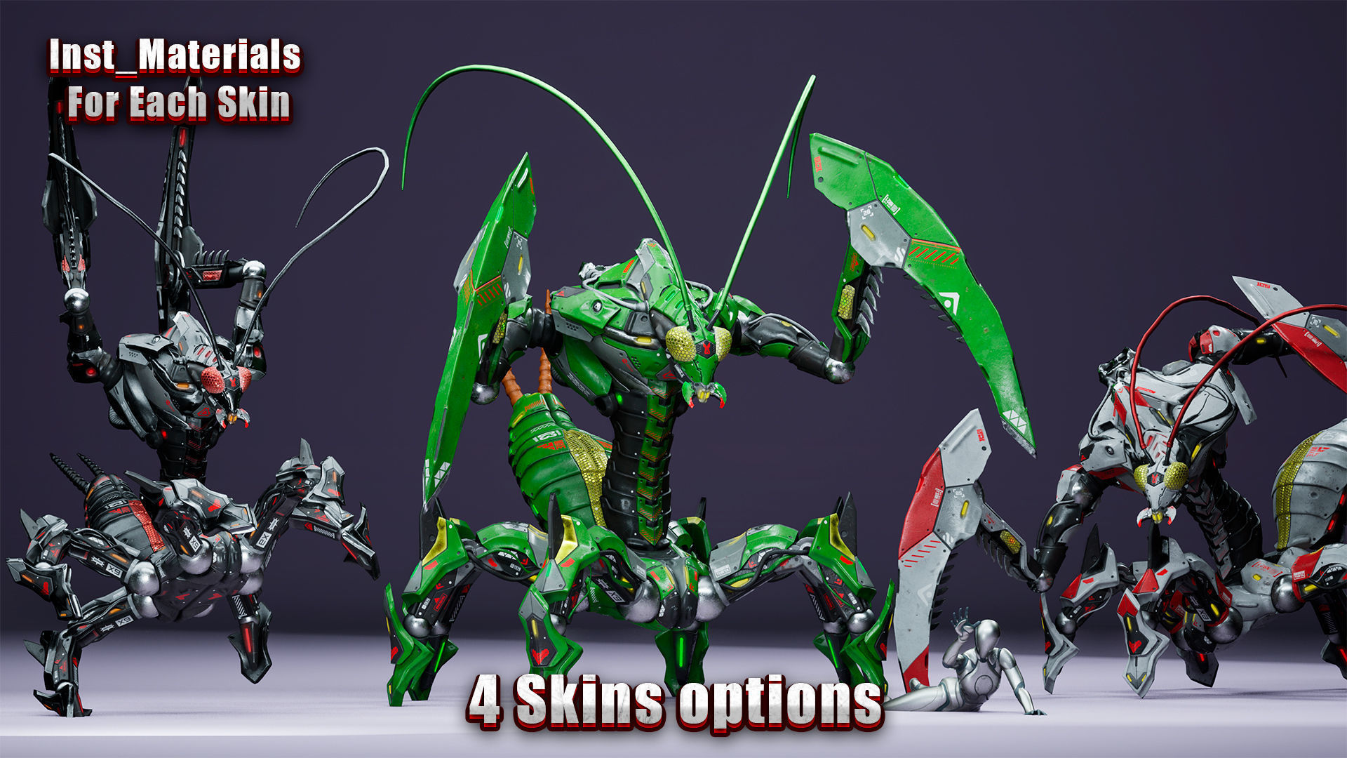 Sci-Fi Insect pack 3D Model Collection_21