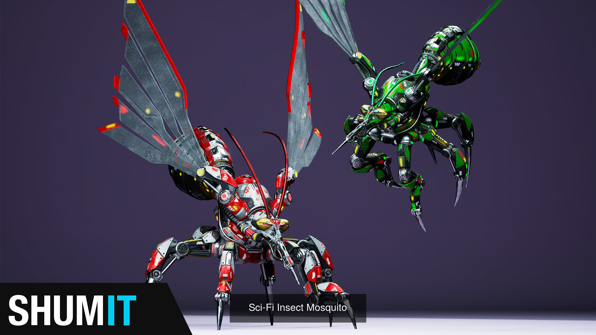 Sci-Fi Insect pack 3D Model Collection_12