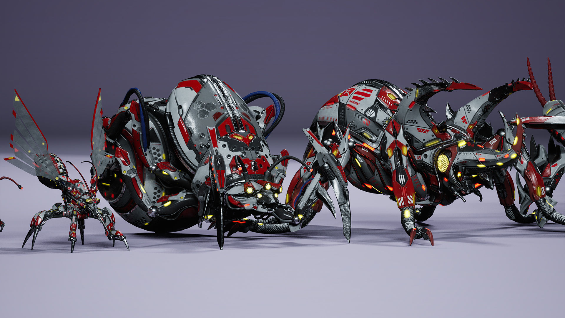 Sci-Fi Insect pack 3D Model Collection_13