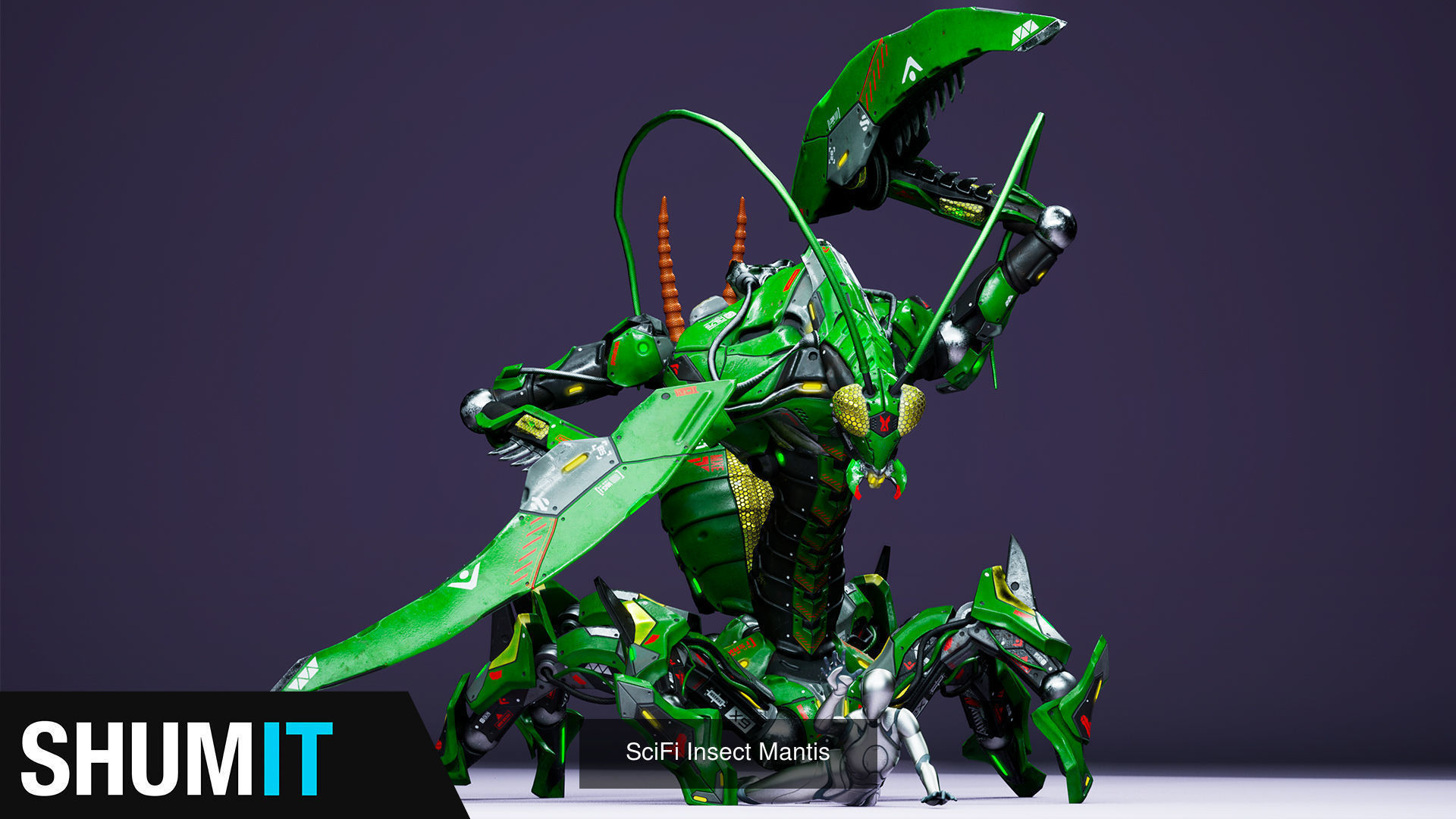 Sci-Fi Insect pack 3D Model Collection_10