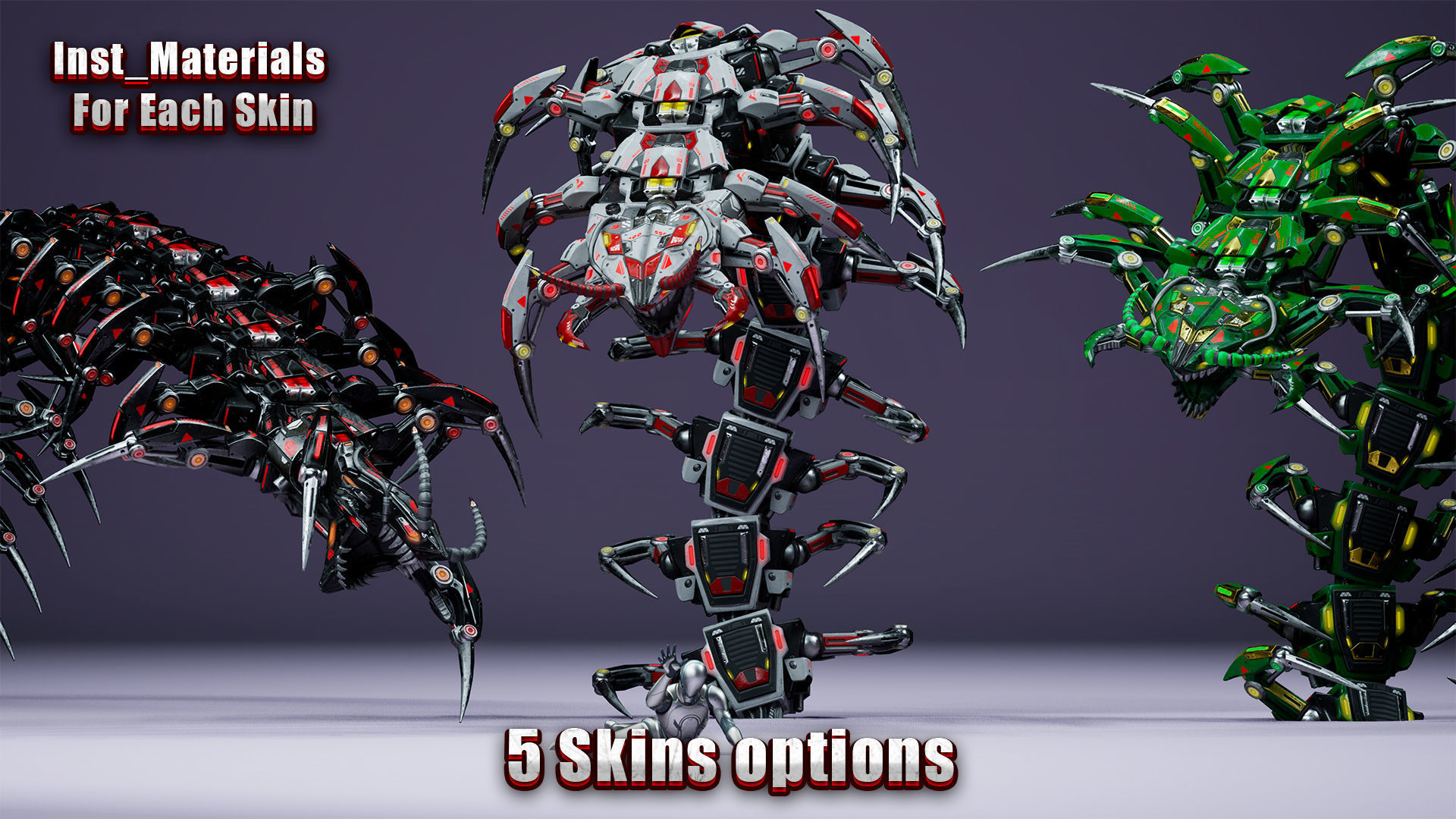 Sci-Fi Insect pack 3D Model Collection_17