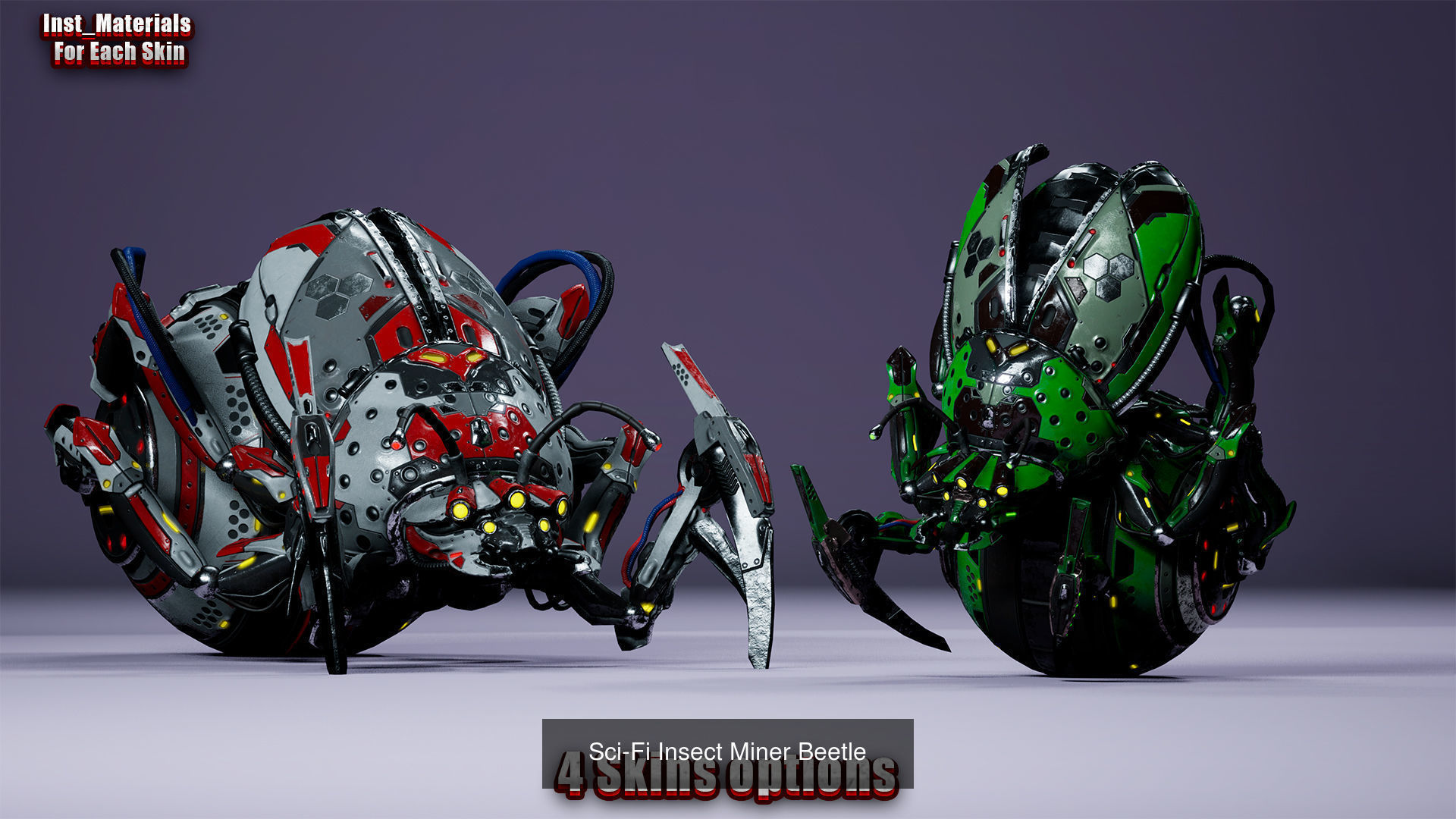 Sci-Fi Insect pack 3D Model Collection_22