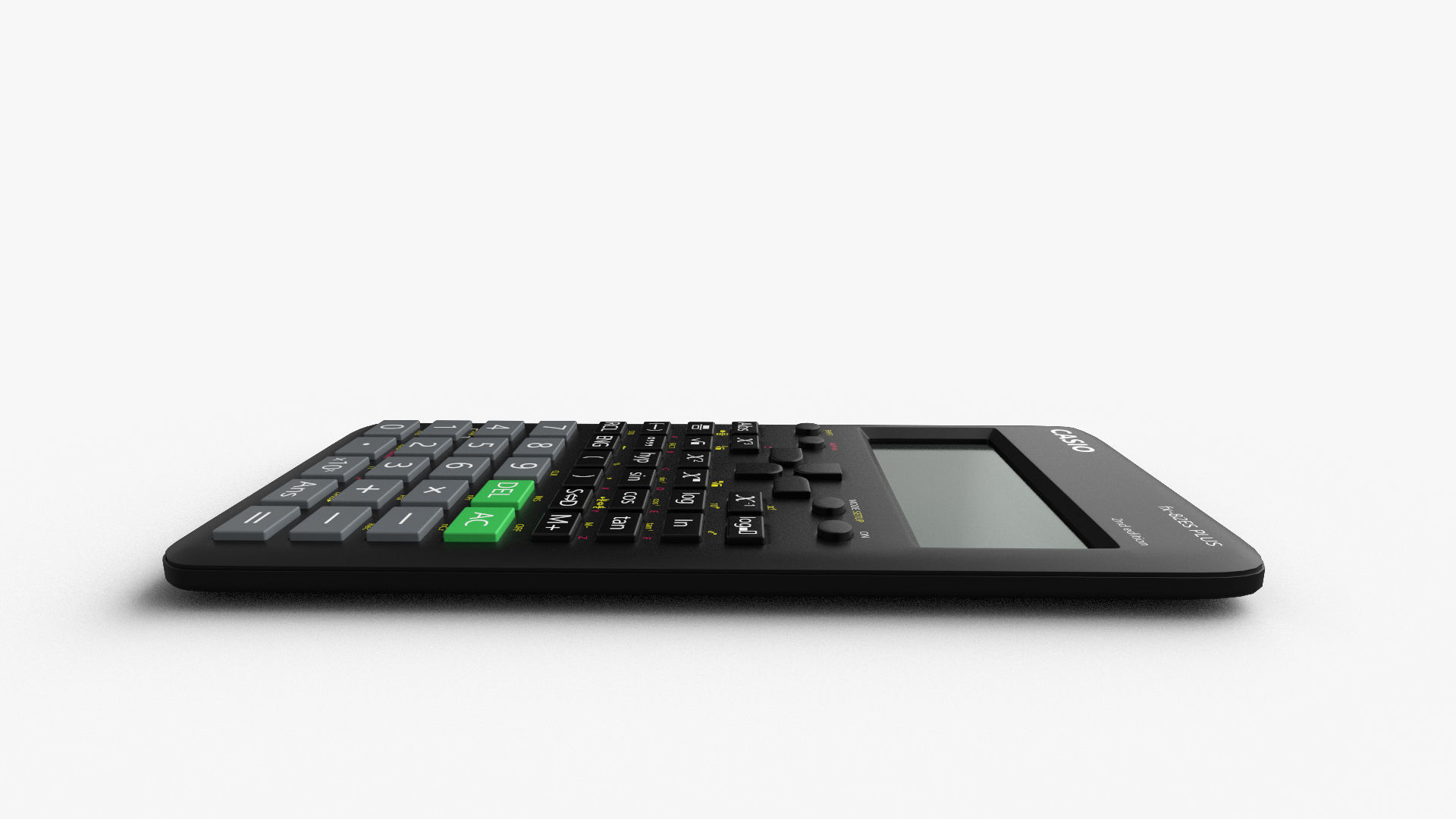 Scientific Calculator Low-poly 3D model_4