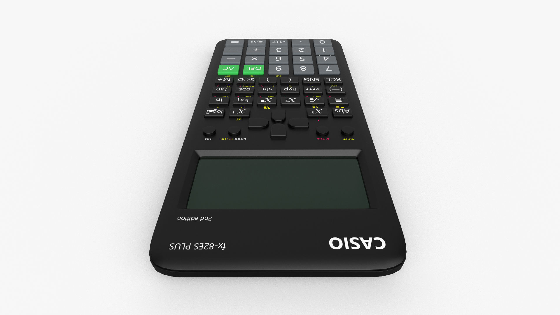 Scientific Calculator Low-poly 3D model_3