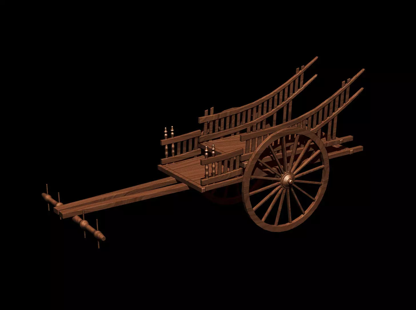Bullock Cart Free 3D print model
