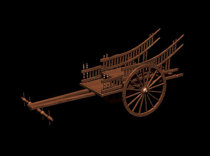 Bullock Cart Free 3D print model