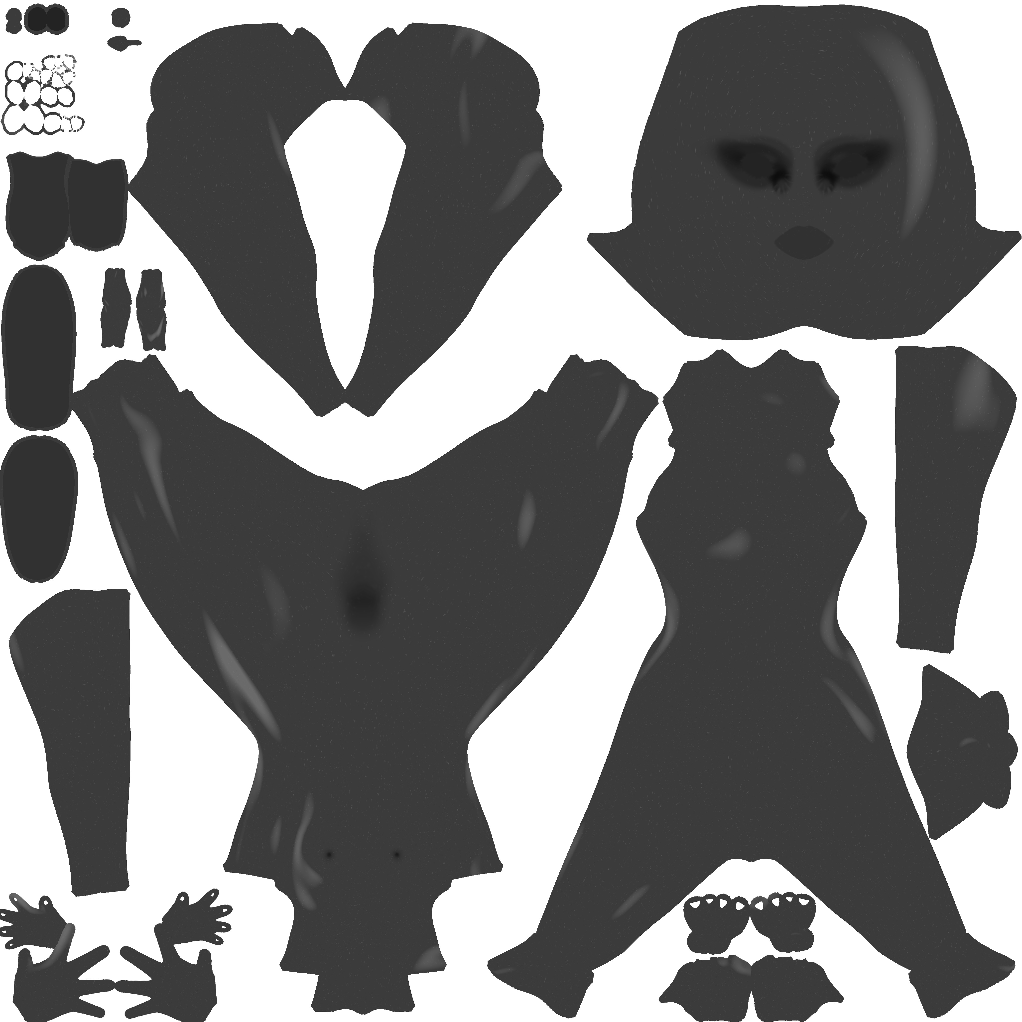 werewolves Low-poly 3D model_14