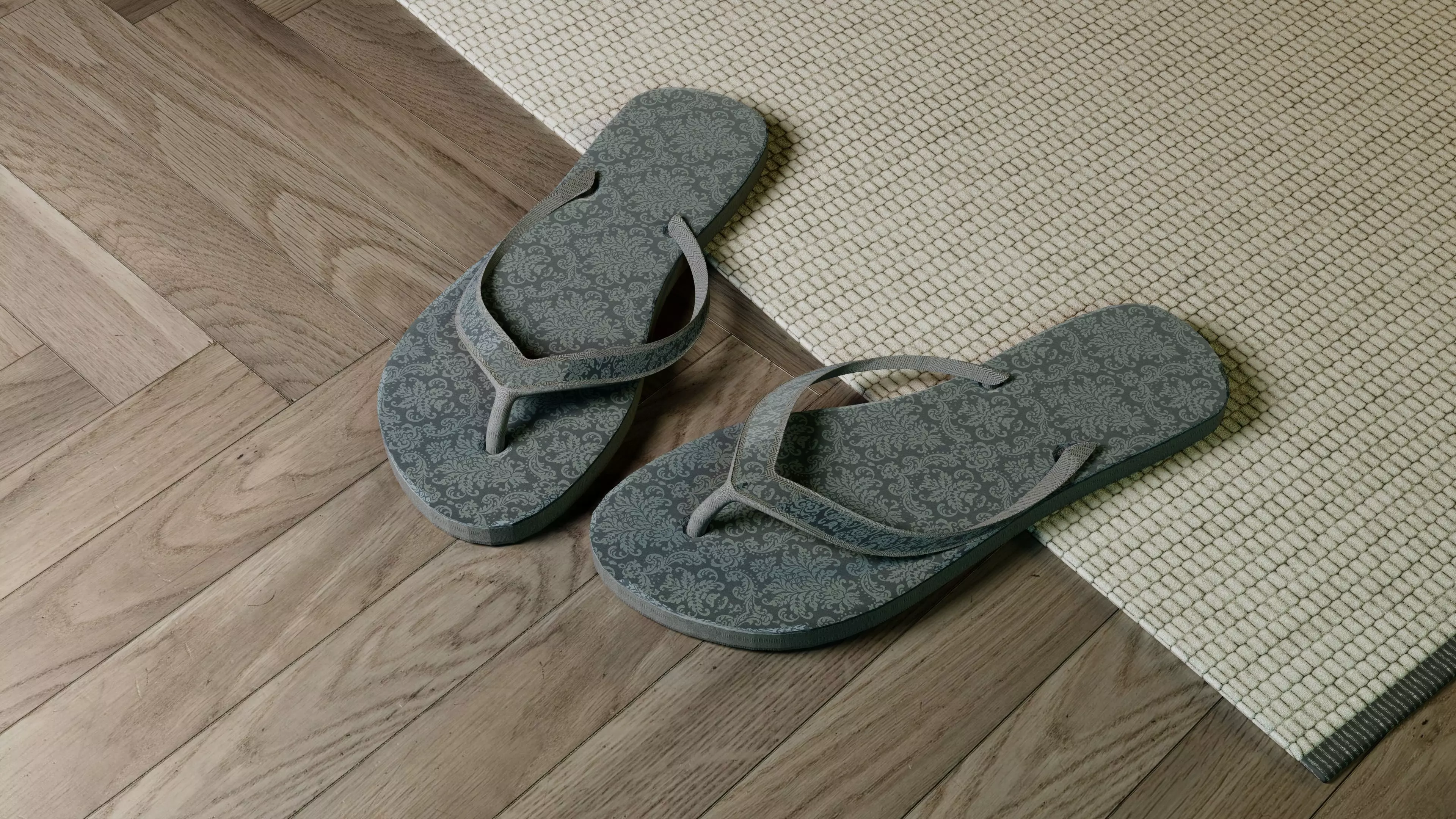 Slippers Free 3D model_0