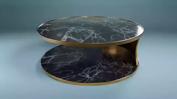 Marble table with 4k pbr textures 