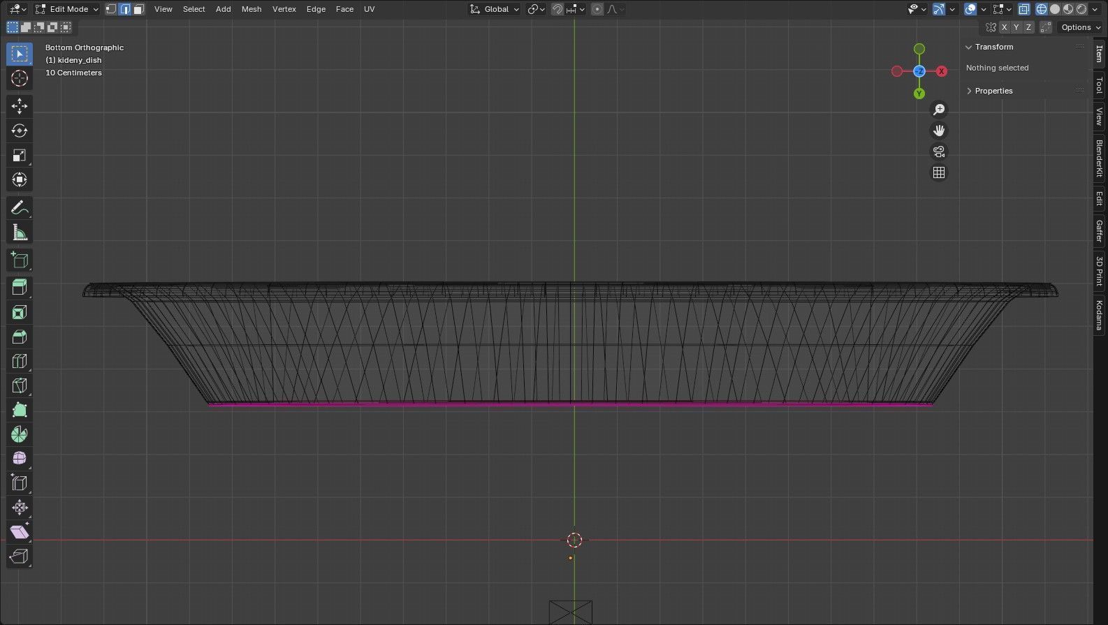 kidney dish 3D model_6