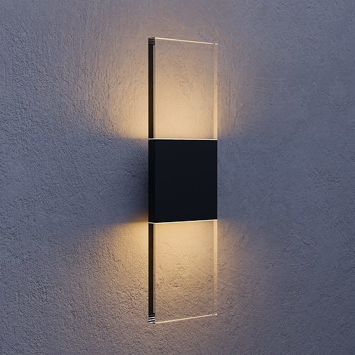 Simple Wall Light Free 3D model
