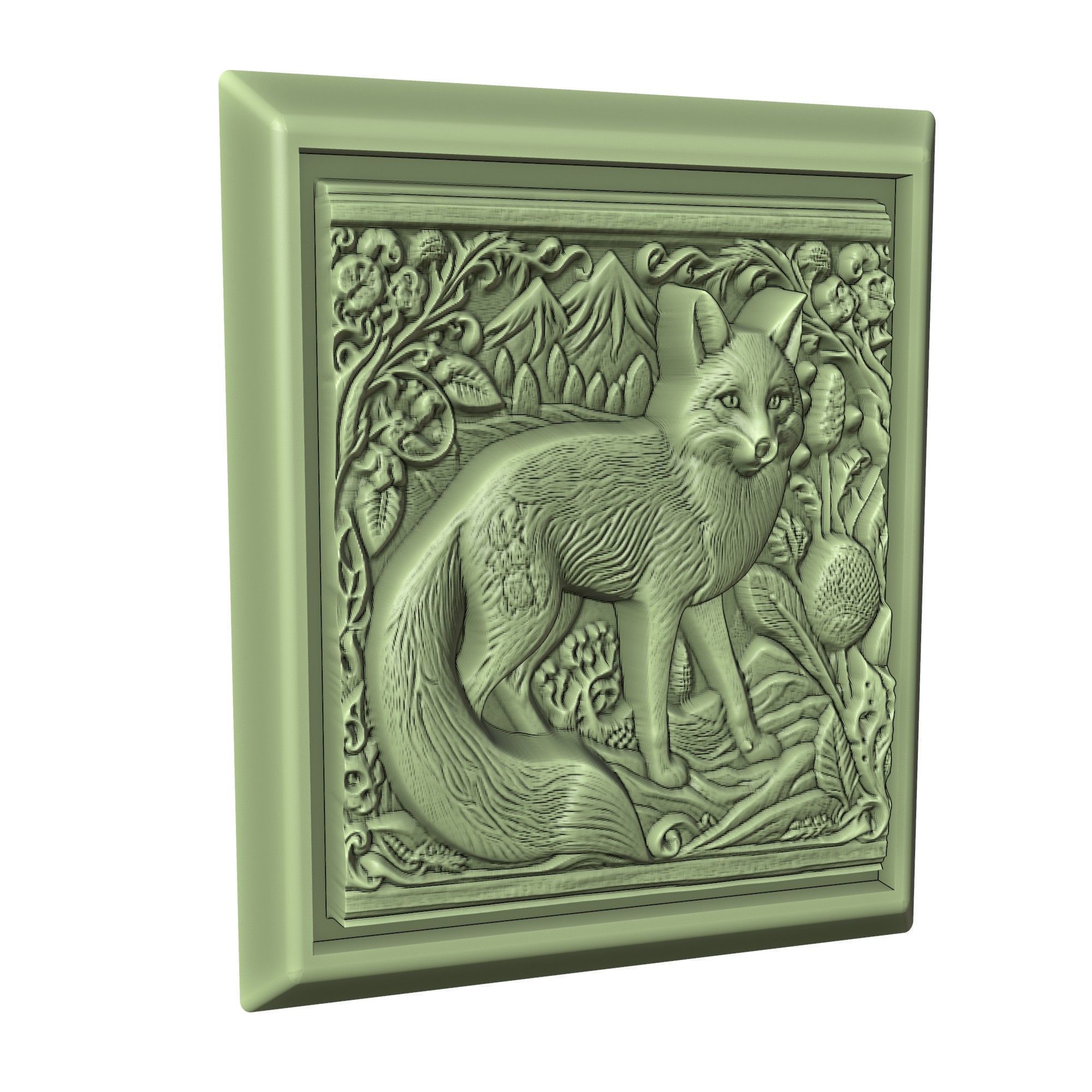 Fox Animal 3D print model_3