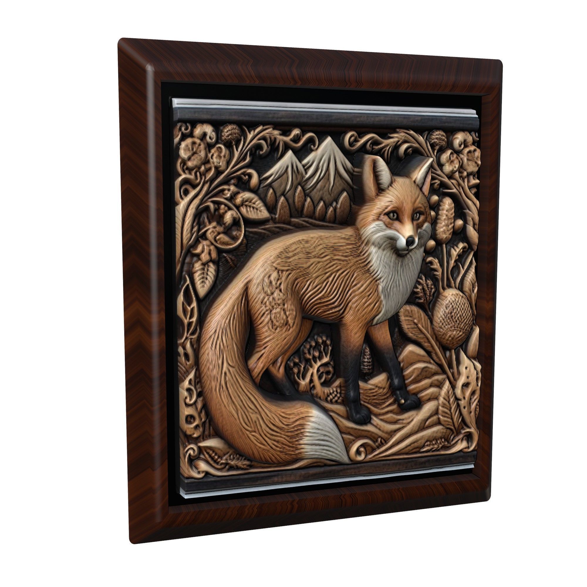 Fox Animal 3D print model_1