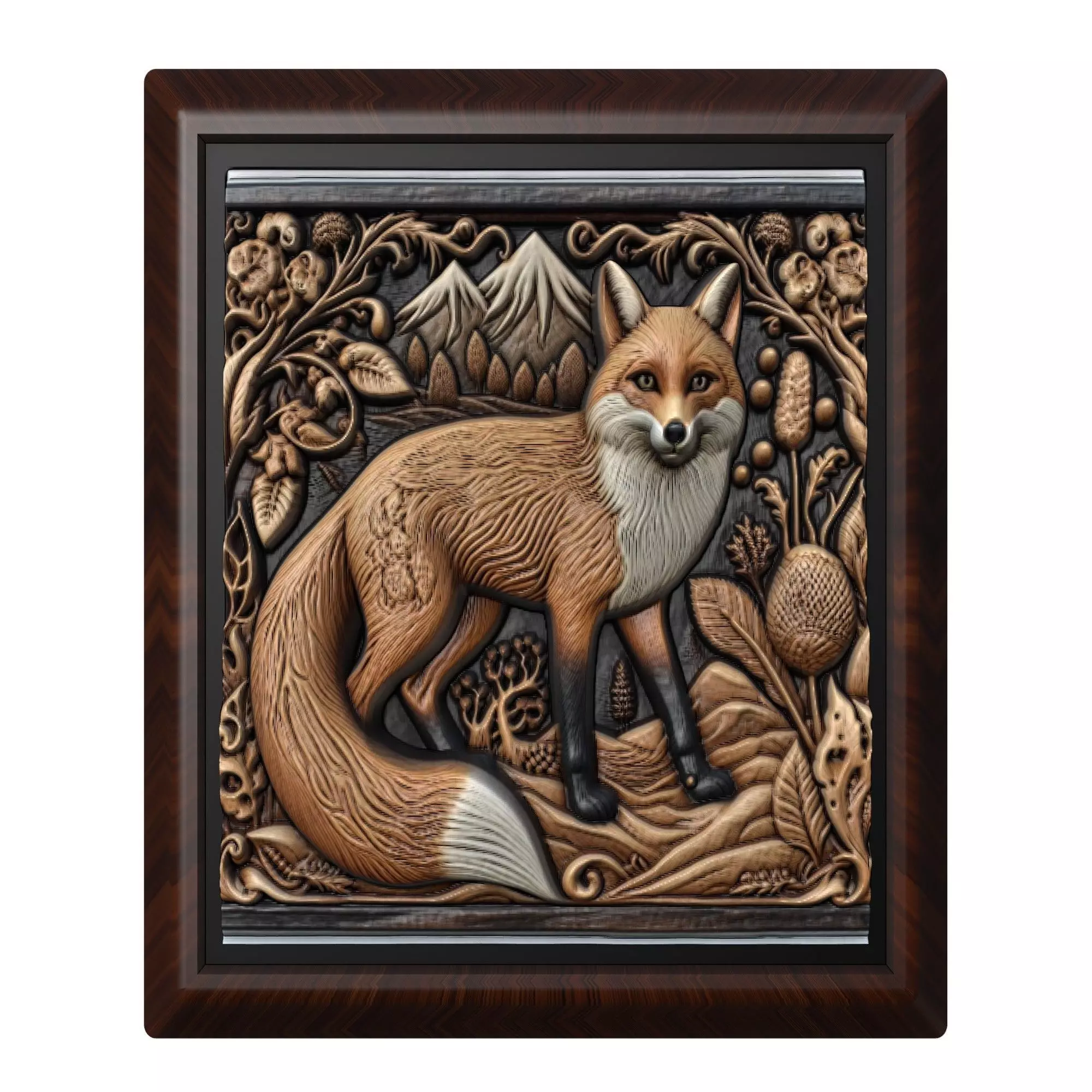 Fox Animal 3D print model_0