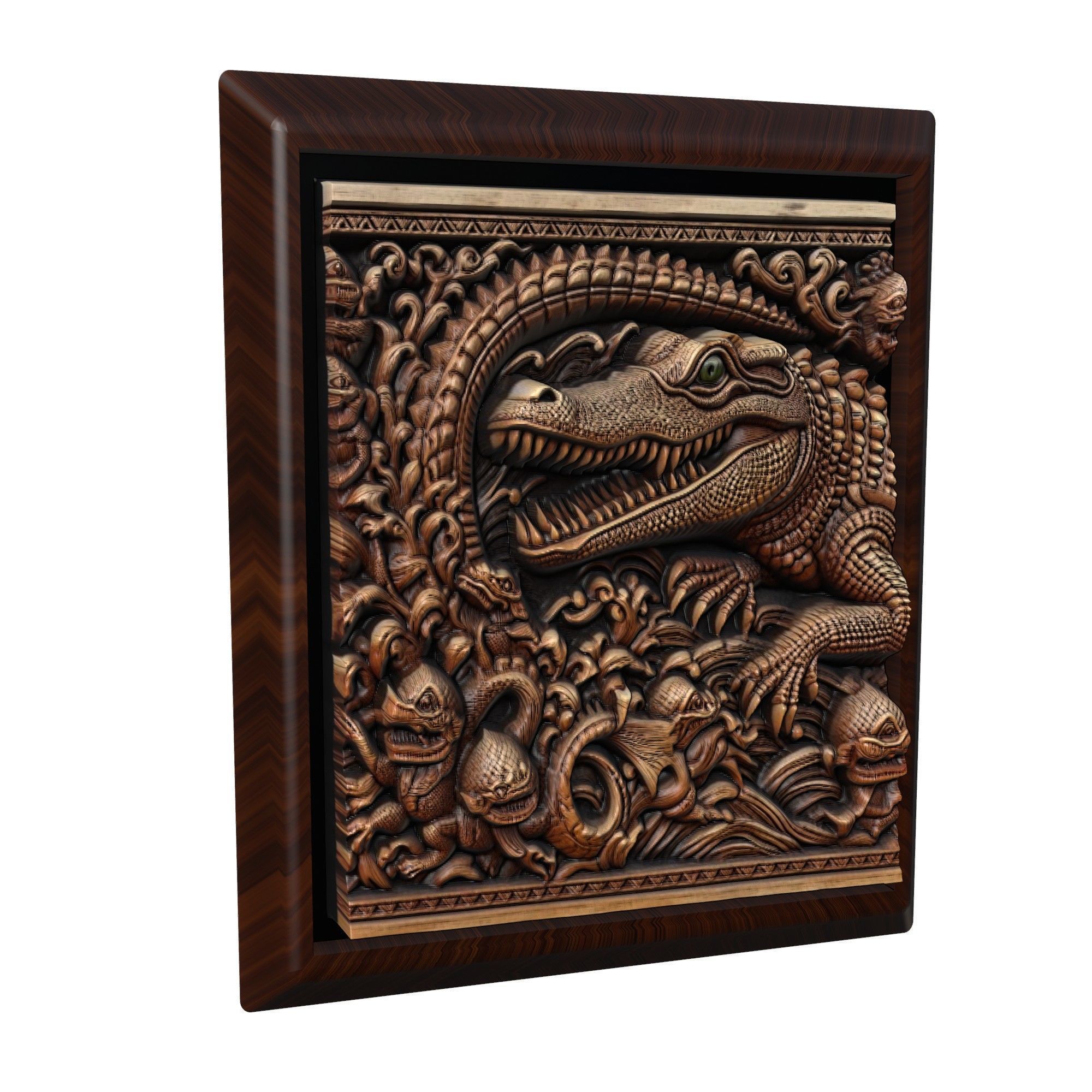 Crocodile Animal 3D print model_1