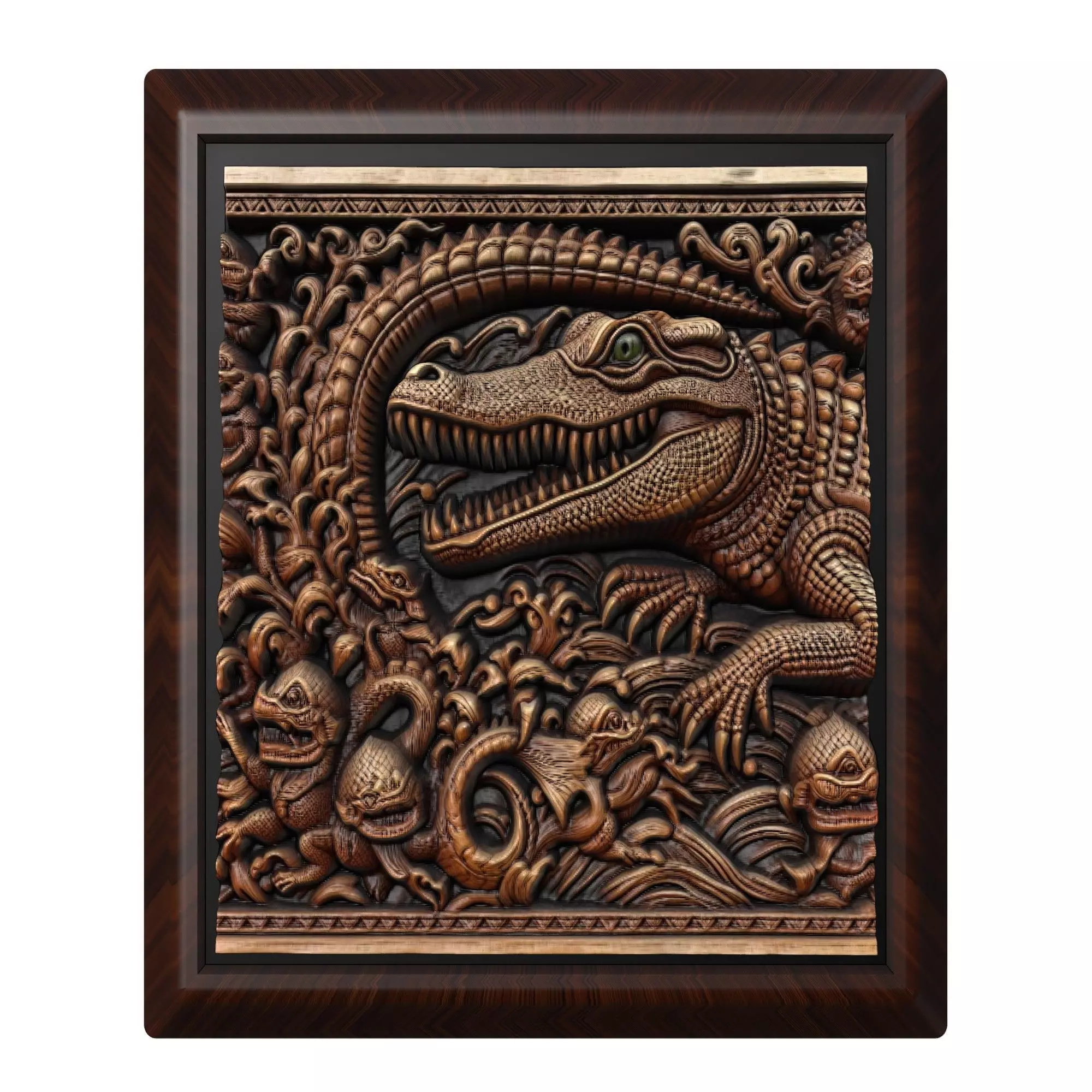 Crocodile Animal 3D print model_0