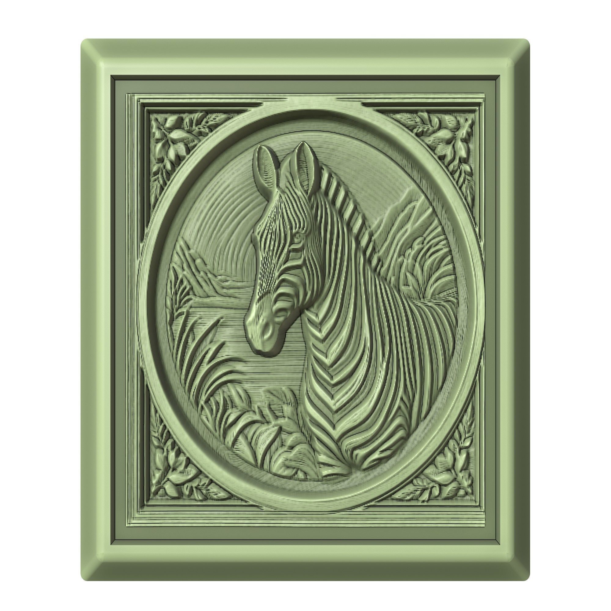 Zebra Animal 3D print model_2