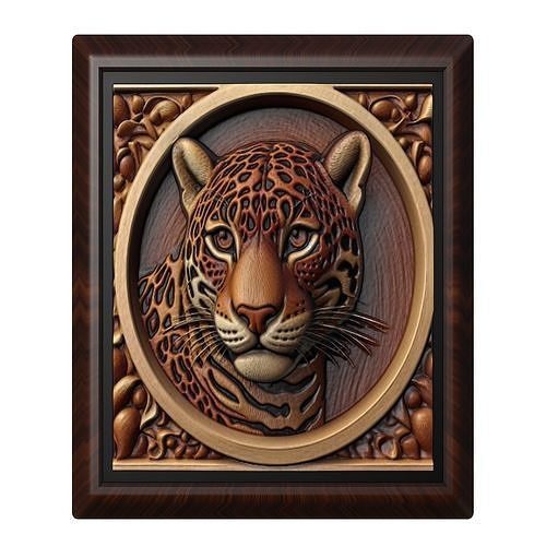 Jaguar Animal 3D print model