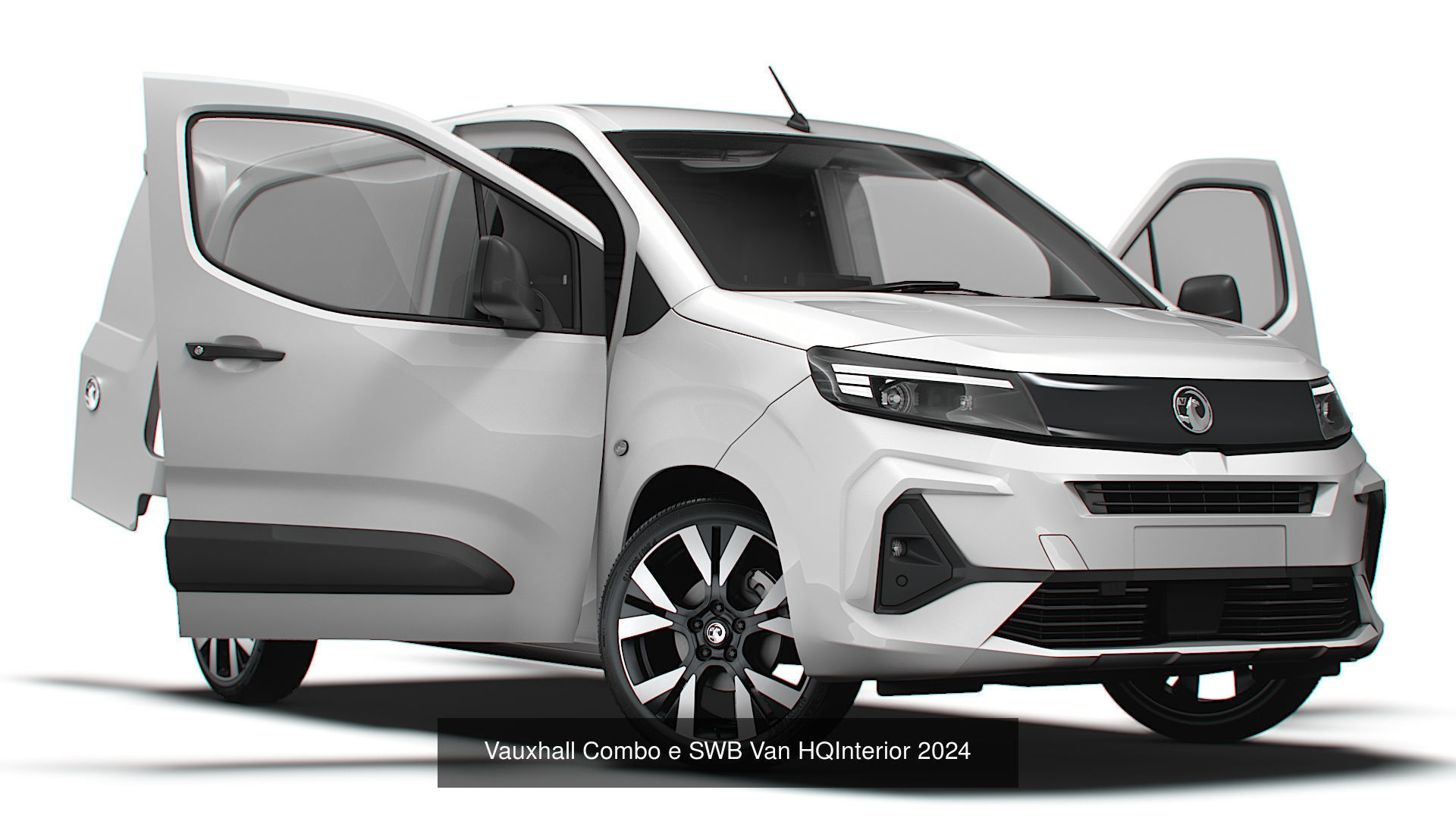 Stellantis Small E Van HQ Interior SWB 2024 3D Model Collection_6