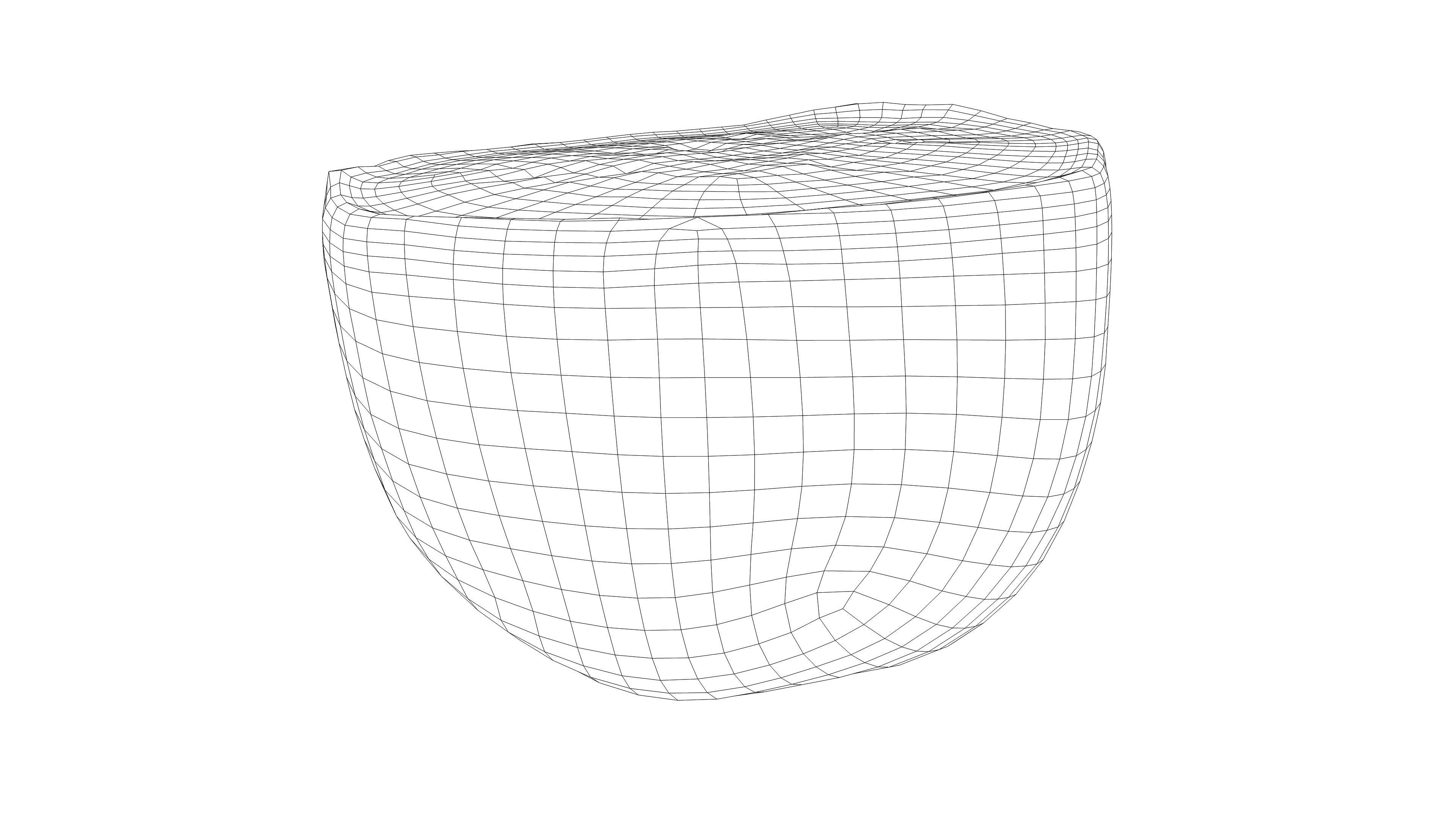 Photorealistic 3D scan half a kiwi Low-poly 3D model_3