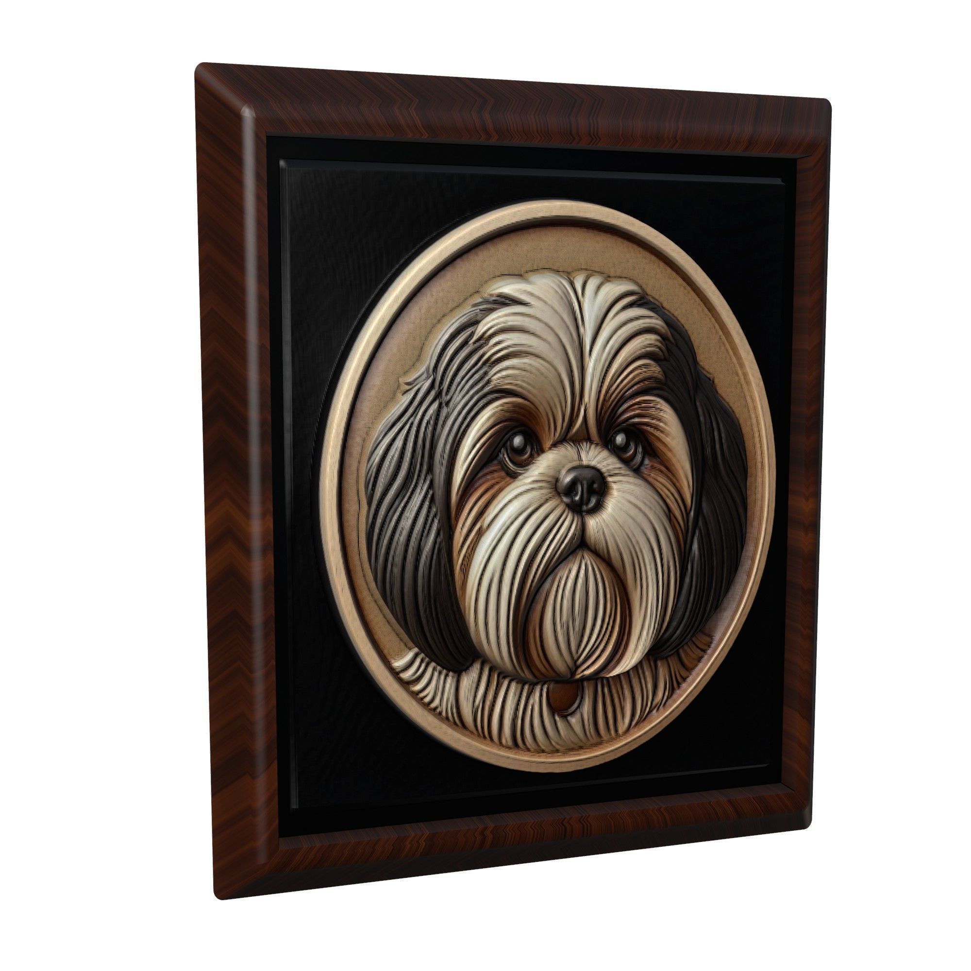 Dog Shih Tzu Animal 3D print model_1